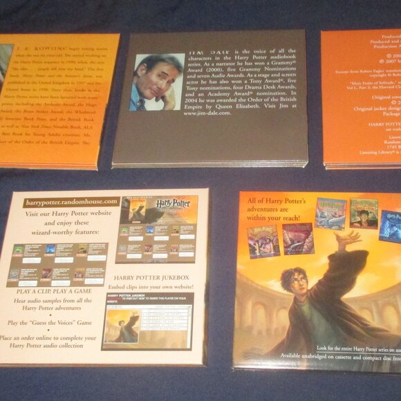 Harry Potter And The Deathly Hallows Audio Book (2007, 17-Disc Set, Unabridged) - Picture 7 of 15